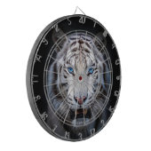White Tiger Blue Eyes Dartbord (Voorkant Links)