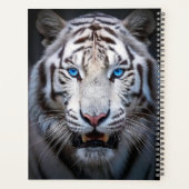 White Tiger Blue Eyes Planner (Achterkant)