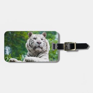 White Tiger custom bagagelabel