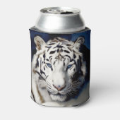 White Tiger Face Blikjeskoeler (Blikje Achterkant)