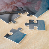 White Tiger Fantasy Kunst Legpuzzel (Zijkant)