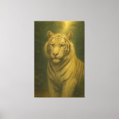  White Tiger Fine Art – Majestic Portrait Canvas Afdruk (Voorkant)