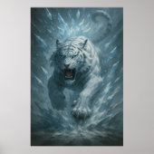 White Tiger – Frost King Ice Burst Descent – ManJi Poster (Voorkant)