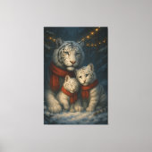 White Tiger – Guardian of Light – ManJiangHong Art Canvas Afdruk (Voorkant)