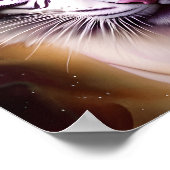 White Tiger Head met Mesmerizing Eyes Poster (Hoek)