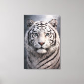White Tiger in Motion – ManJiangHong Art Series Canvas Afdruk (Voorkant)