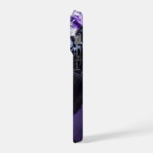 White Tiger in Purple Storm – Majestic Phone Case (Côté gauche)