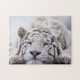 WHITE TIGER JIGSAW PUZZLE LEGPUZZEL