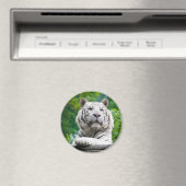 White Tiger magnet Magneet (Insitu (Vaatwasser))