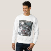 White Tiger Mannen Sweatshirt (Voorkant volledig)