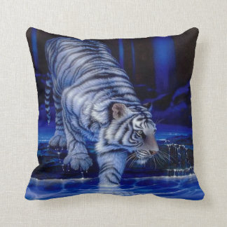 White Tiger Pillow Kussen