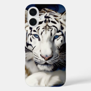 White Tiger Portret iPhone 16 Hoesje