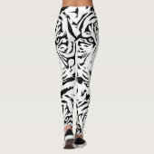 White Tiger Print Leggings (Achterkant)