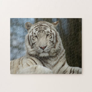 White Tiger Puzzle Legpuzzel