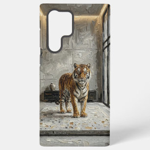 White Tiger Samsung Hoesje – Fine‑Art WildArchetyp Samsung Galaxy Hoesje