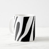 White Tiger Seamless Pattern Koffiemok (Voorkant links)
