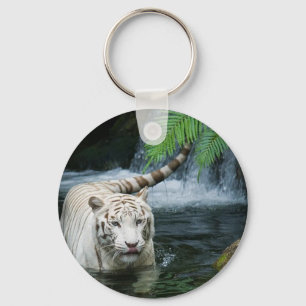 White Tiger Water Sleutelhanger