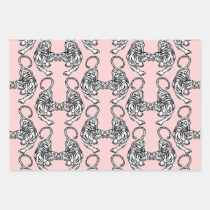 White Tiger Wrapping Paper