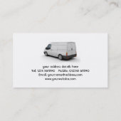 White Transit Van Visitekaartje (Achterkant)