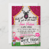 White Trash Bachelorette Bash Kaart (Voorkant)