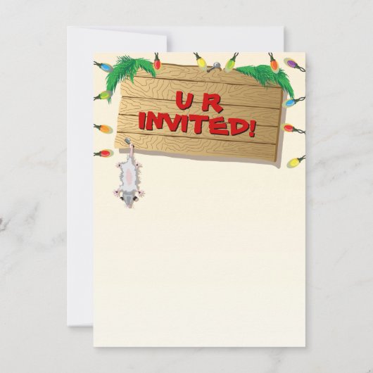 White Trash Noël Bash Invitations (Dos)