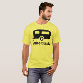 White Trash trailer icon - trailer park T-shirt (Voorkant volledig)