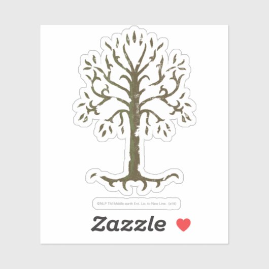 White Tree of Gondor Aged Sticker (Vel)