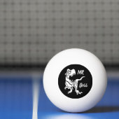 White Trex de baas Dino Pingpongballen (Net)