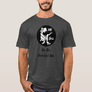 White Trex de baas Dino T-shirt