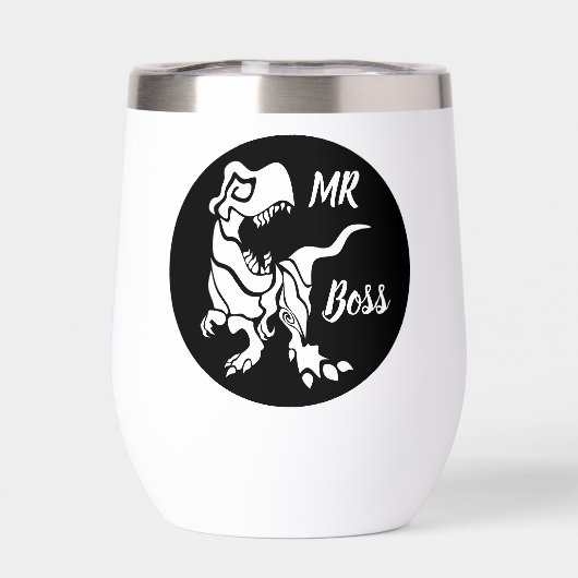 White Trex the Boss Dino (Arrière)