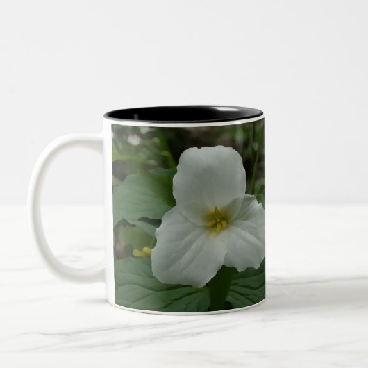 White Trillium Coffee Mok (Links)