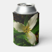 White Trillium Flower Spring Wilde Blikjeskoeler (Blikje Achterkant)