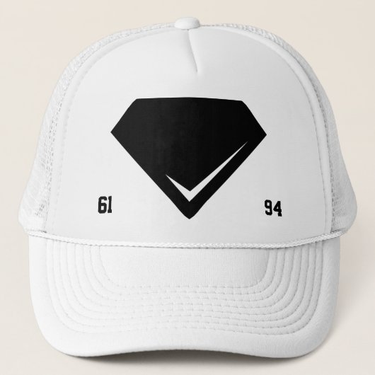 WHITE TRUCKER HAT PET (Voorkant)