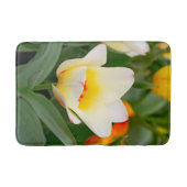 White Tulip Badmat (Voorkant)