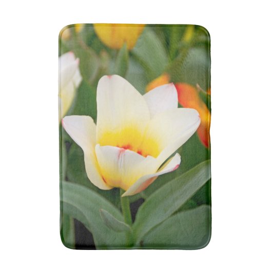 White Tulip Badmat (Voorkant Verticaal)