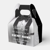 White Tuxedo dank u | Cadeaubox Bedankdoosjes (Voorkant Zijde)