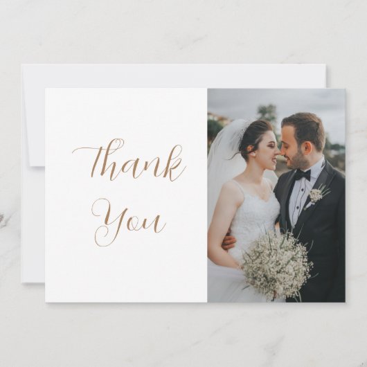 White Two Photo Holiday Kaart (Voorkant)