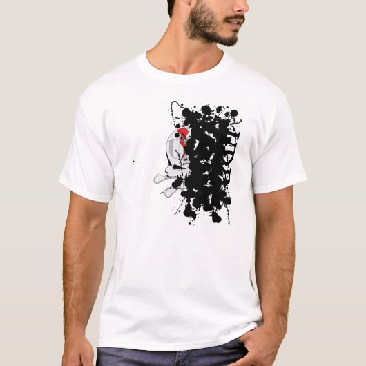 White UDB Splatter T-Shirt (Voorkant)