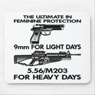 White Ultimate Feminine Protection Muismat