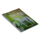 White Unicorn Lys Imaginaire Horse Carnet (Côté Droit)