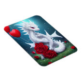 White Valentijn Love Dragon Magneet (Rechterzijde)