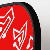 White Valentijnse' Mazes Pickleball Paddle (Links Detail)