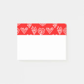 White Valentijnse' Mazes Post-it® Notes (Voorkant)