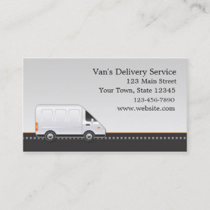 White Van, Delivery Service Visitekaartje
