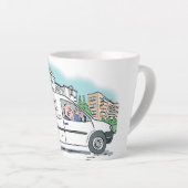 White Van Man Business Promotion Café Mug (Angle droit)