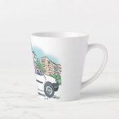 White Van Man Business Promotion Café Mug (Droite)