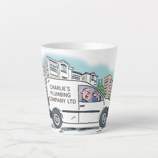White Van Man Business Promotion Café Mug (Devant)