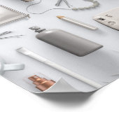 White Vanity Table Poster (Hoek)