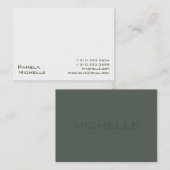 White VI Visitekaartje (Voorkant / Achterkant)