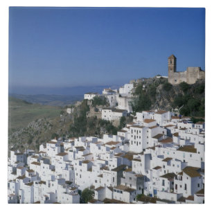 White Village Casares, Andalusië, Spanje 2 Tegeltje